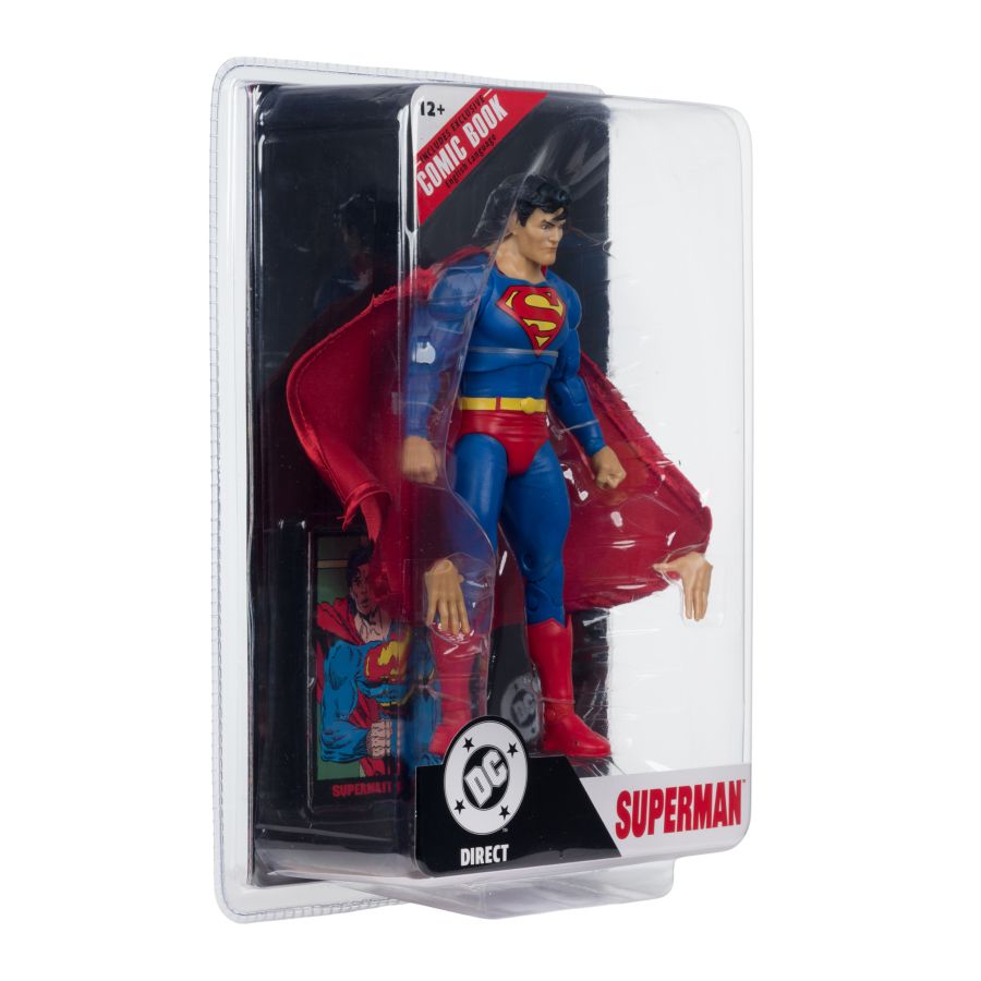 DC Direct - Superman (Zero Hour) 7" Figure With Comic