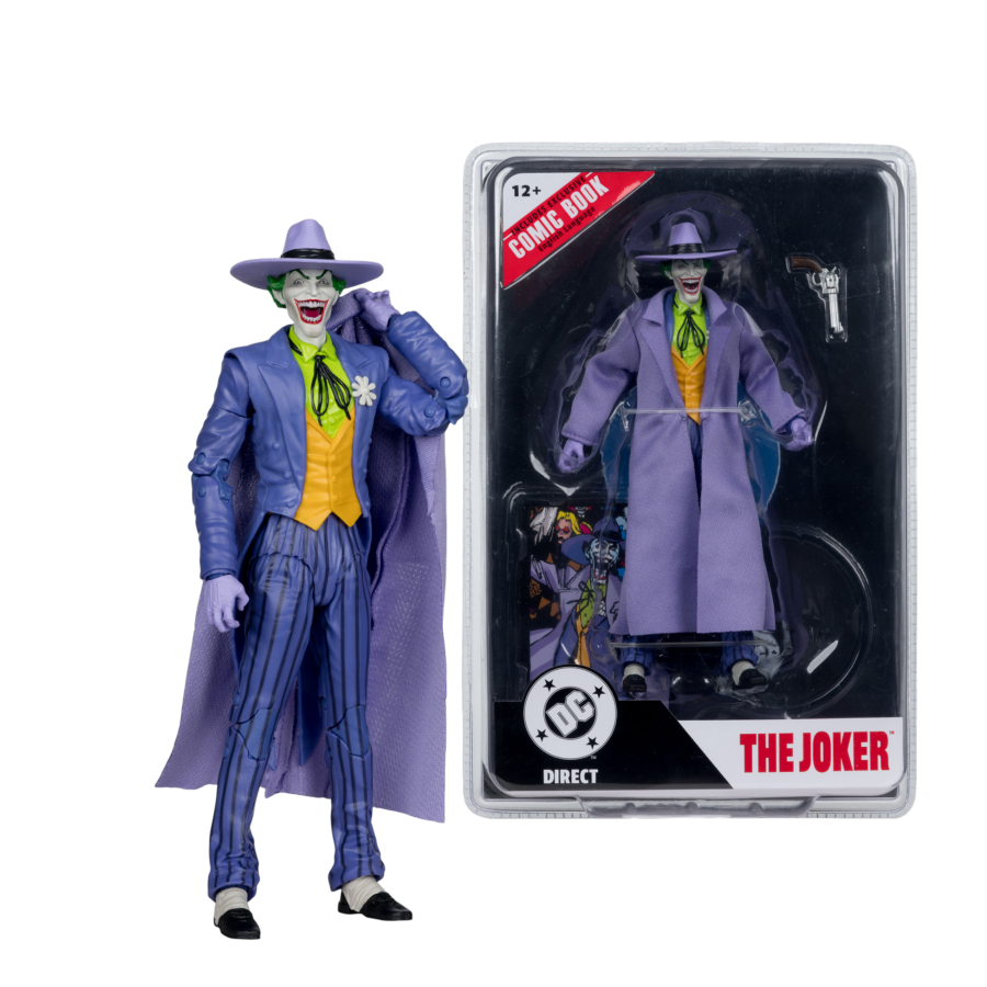 DC Direct - The Joker (Crisis On Infinite Earths) 7" Figure With Comic