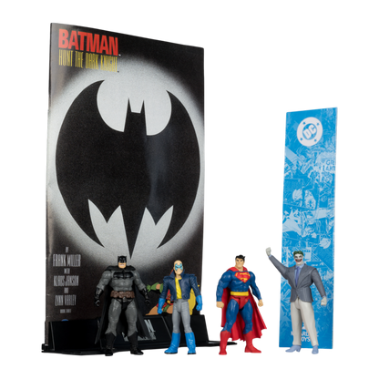 DC Comics - Batman, Son Of Batman, Superman & Joker 3" Figure with Comic 4-Pack