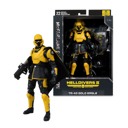 Helldivers II - Tr-40 Gold Eagle Gaming Edition 7" Figure