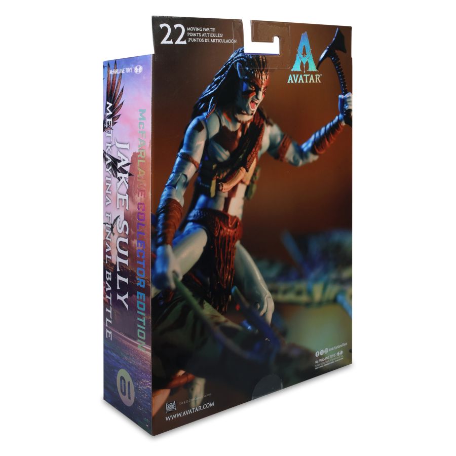 Avatar: Fire and Ash - Jake Sullly (Warrior) 7" Action Figure
