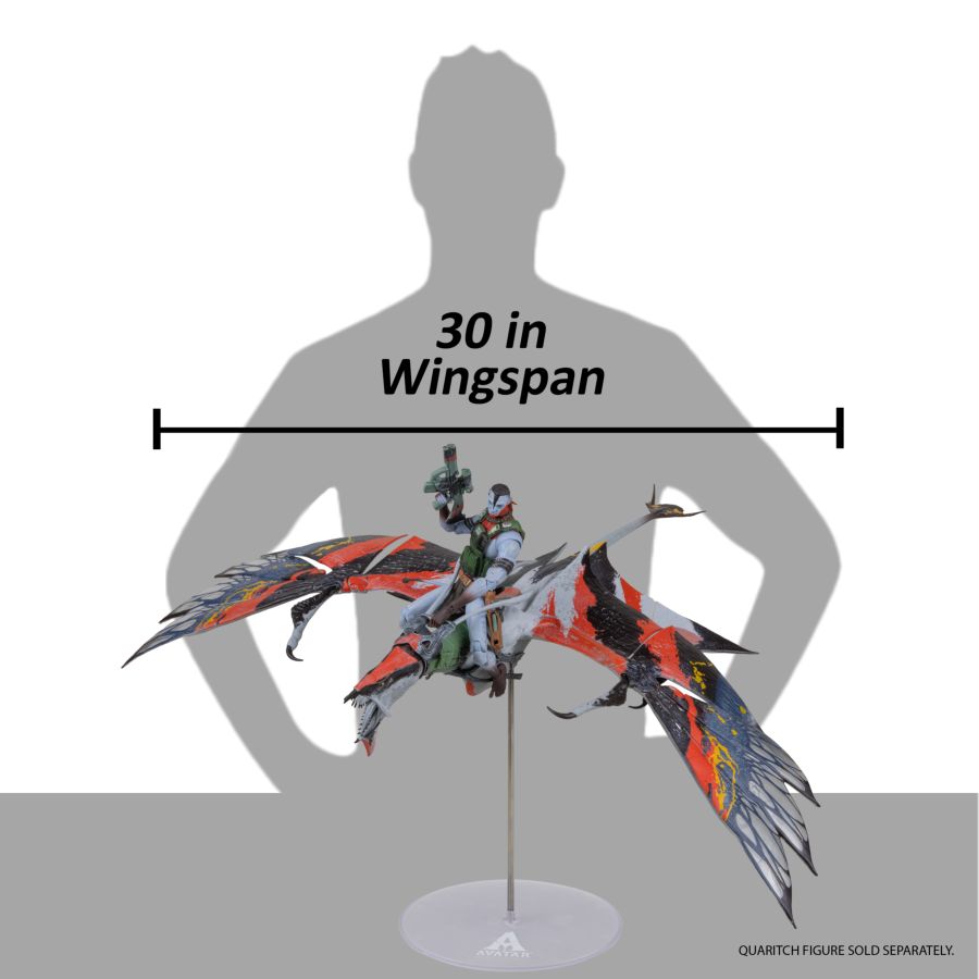 Avatar: Fire and Ash - Quaritch's Mega Banshee Action Figure