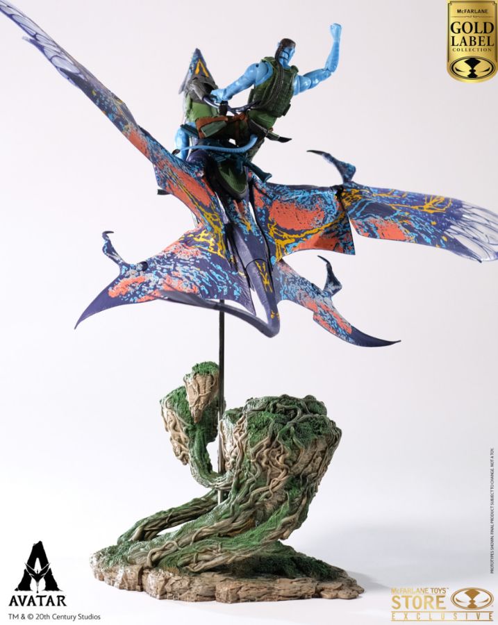 Avatar 2 (2022) - Quaritch & Banshee DLX Gold Label Figure (SDCC)