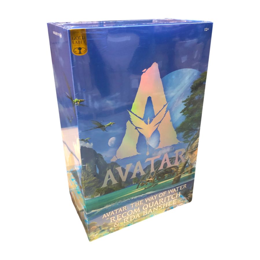 Avatar 2 (2022) - Quaritch & Banshee DLX Gold Label Figure (SDCC)