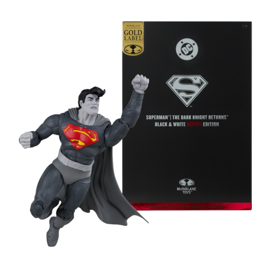 Batman: Dark Knight Returns - Superman Black & White 7" Action Figure [Gold Label]
