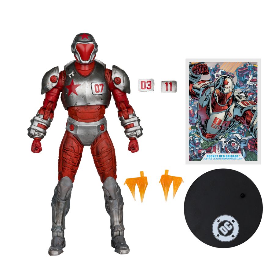 DC Multiverse - Rocket Red (Justice League: Generation Lost) 7" Action Figure