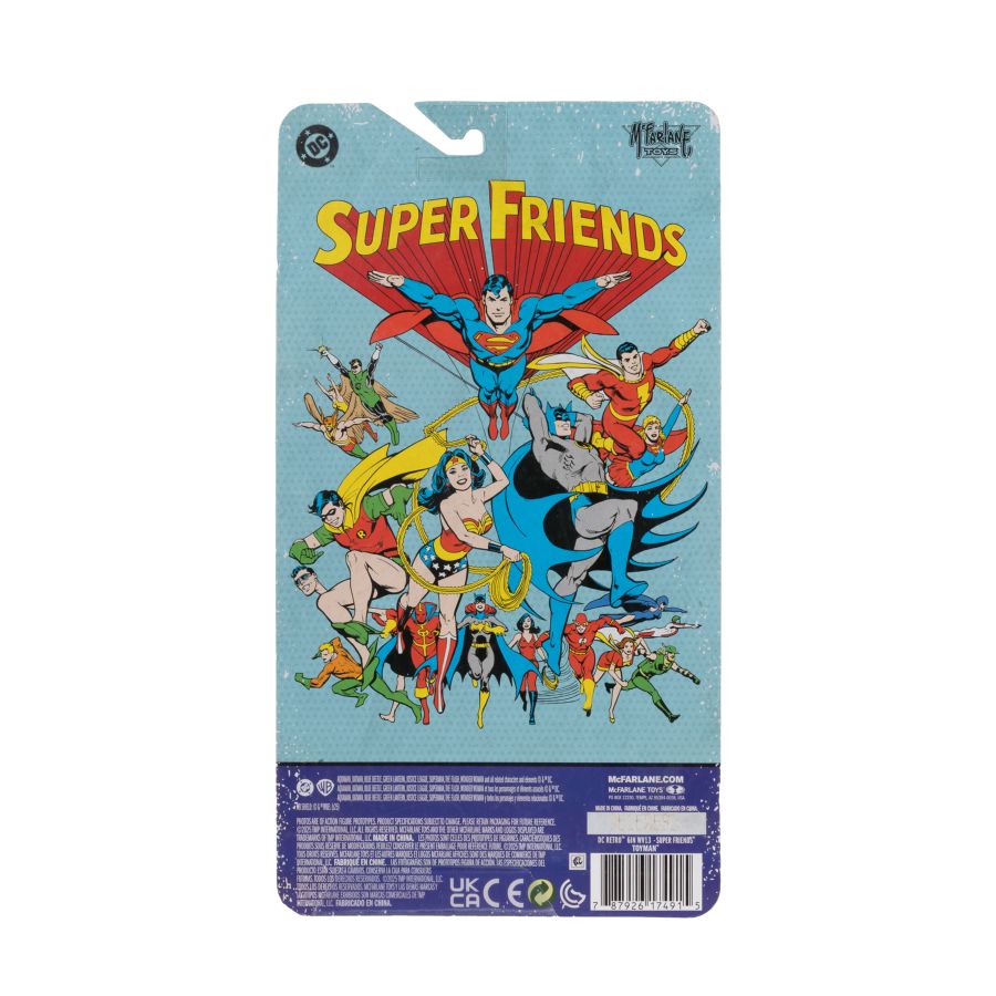 DC Comics - Toy Man Super Friends Retro 6" Action Figure [Chase]