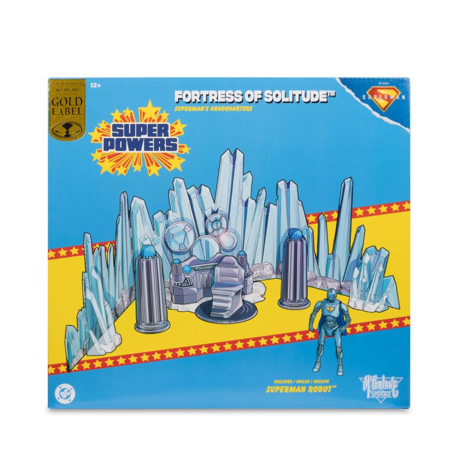 Superman (2025) - Fortress Of Solitude with Superman Robot #4 Figure Gold Label Playset