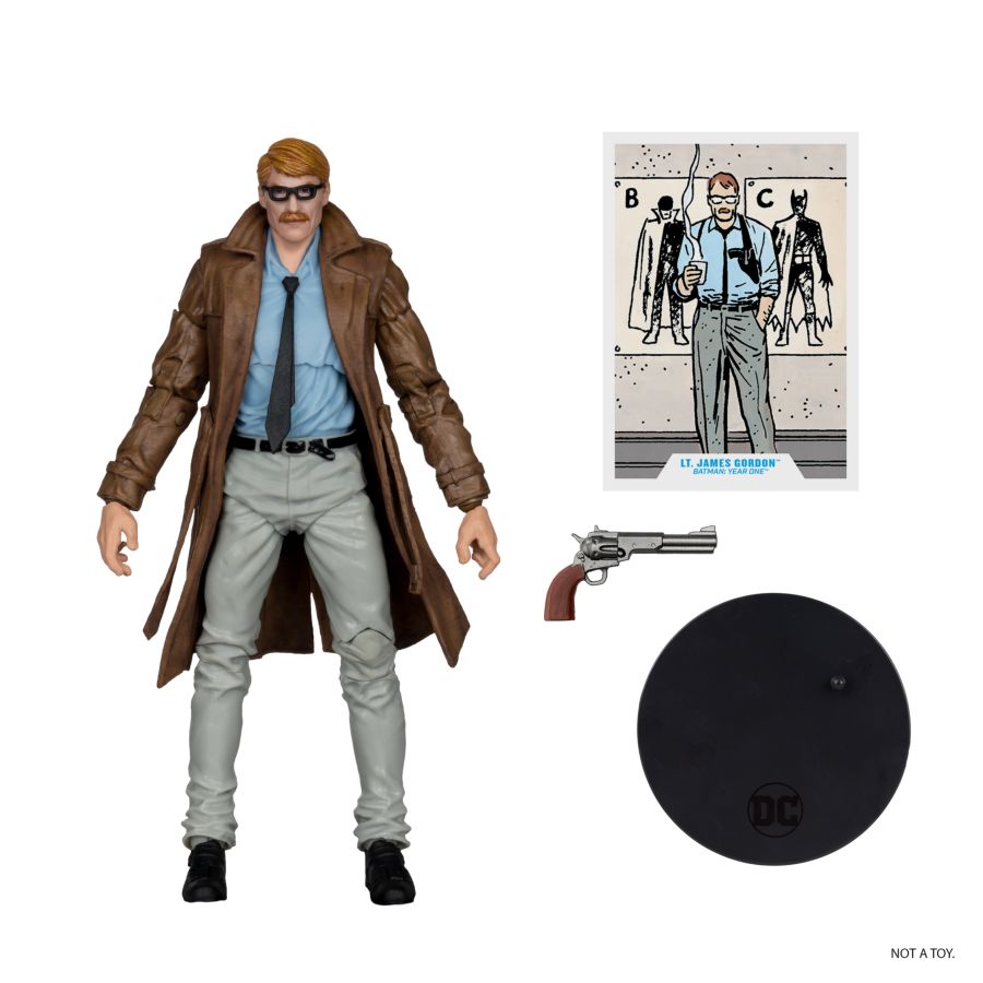 DC Multiverse - Lieutenant James Gordon "Batman: Year One" Gold Label 7" Figure