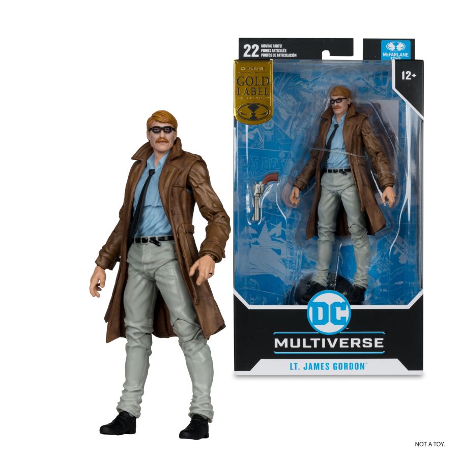 DC Multiverse - Lieutenant James Gordon "Batman: Year One" Gold Label 7" Figure