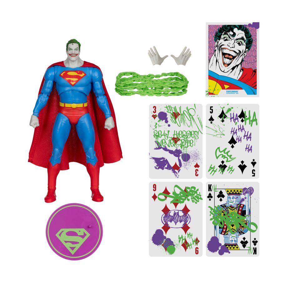 DC Multiverse - Superman Action Comics 1000/Jokerized (Gold Label) 7" Figure