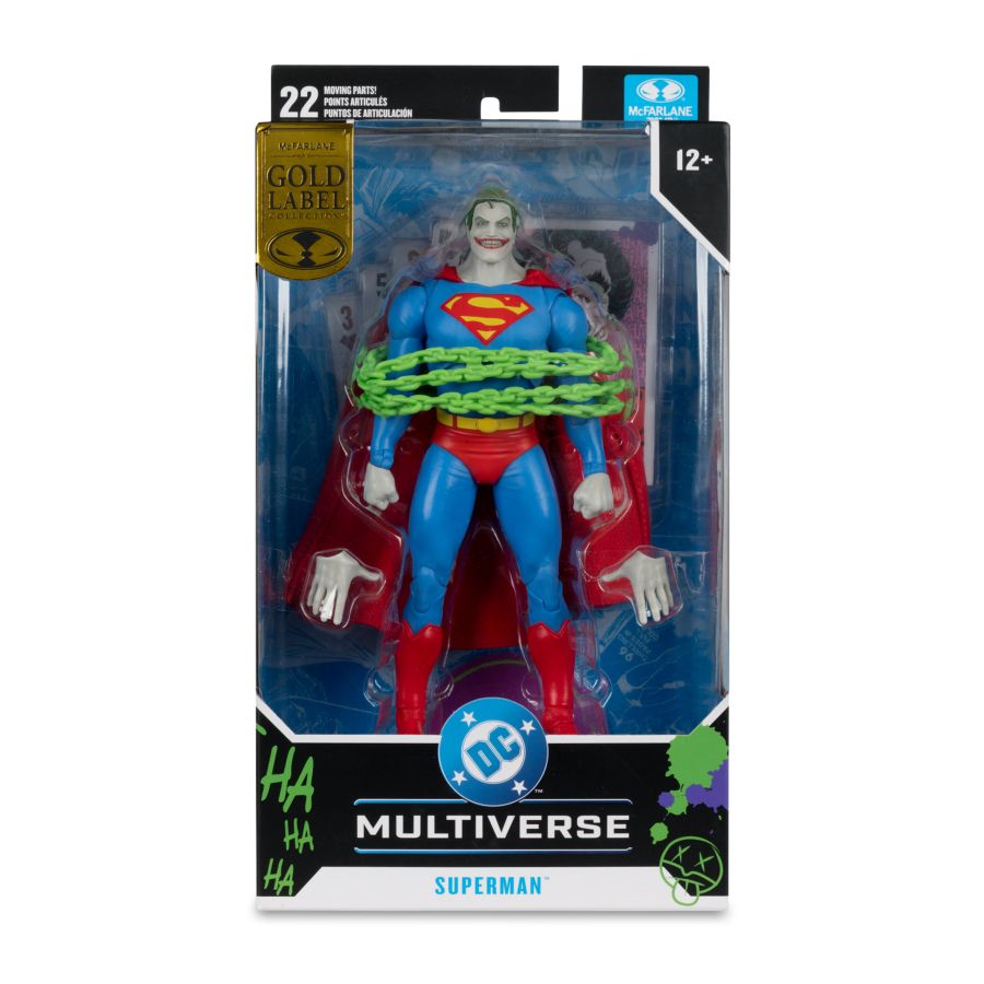 DC Multiverse - Superman Action Comics 1000/Jokerized (Gold Label) 7" Figure