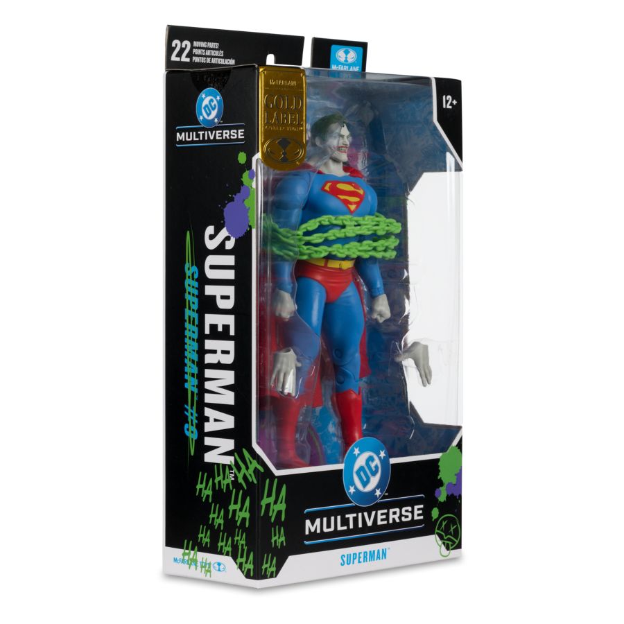 DC Multiverse - Superman Action Comics 1000/Jokerized (Gold Label) 7" Figure