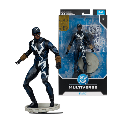 DC Multiverse - Static (Trial by Fire) 7" Gold Label Figure