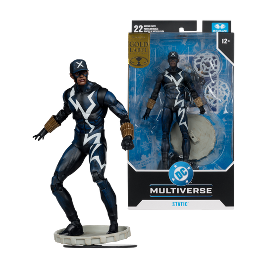 DC Multiverse - Static (Trial by Fire) 7" Gold Label Figure