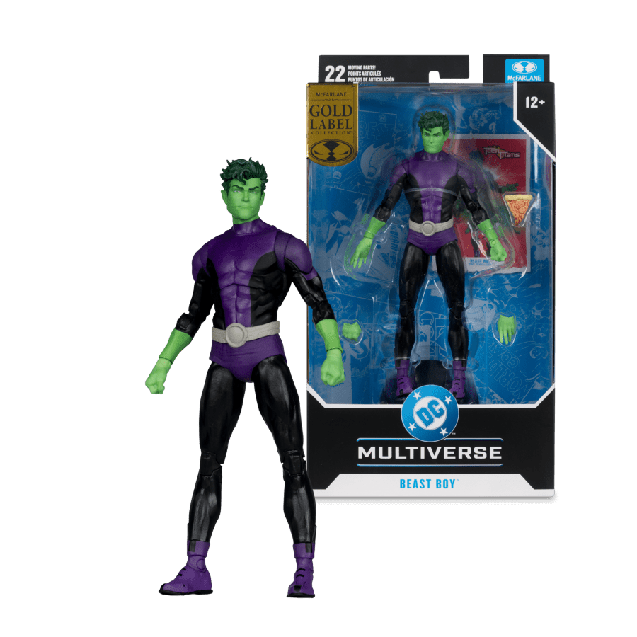 DC Multiverse - Beast Boy Gold Label Collector Edition 7" Action Figure