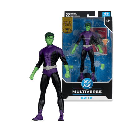 DC Multiverse - Beast Boy Gold Label Collector Edition 7" Action Figure