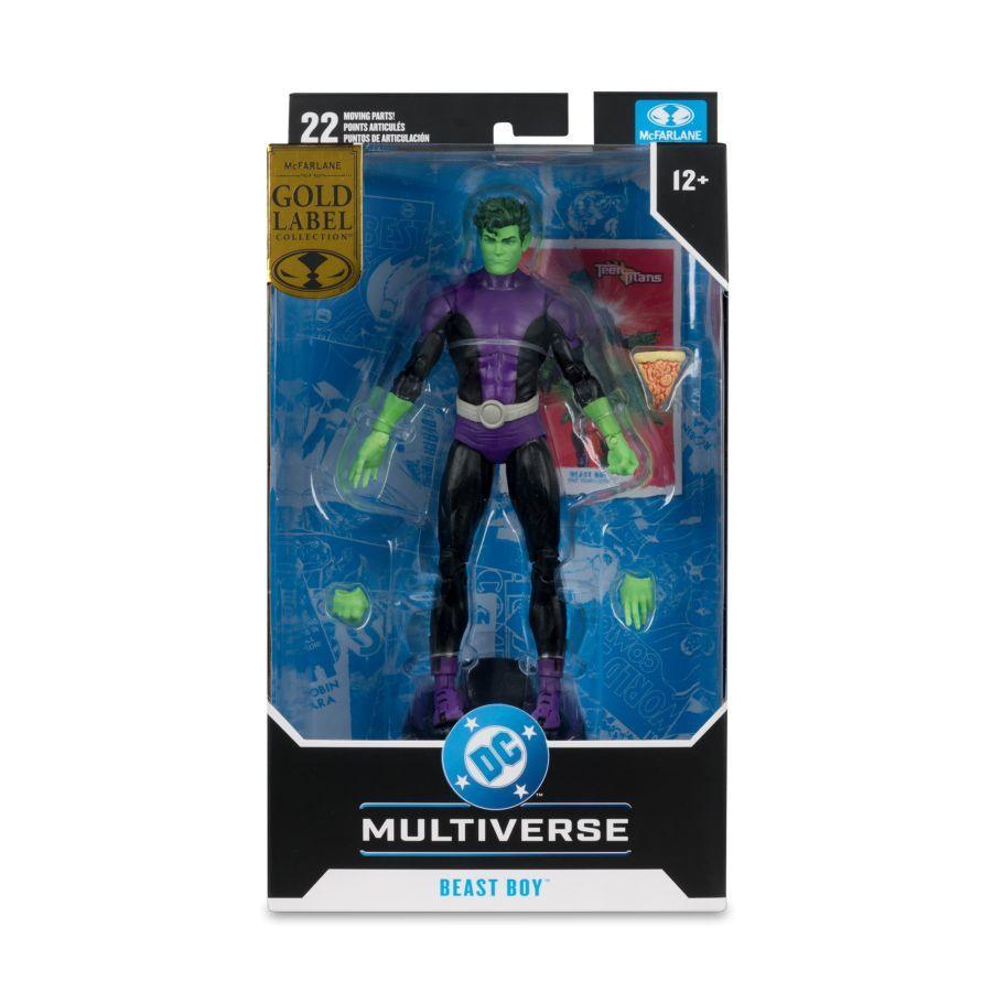 DC Multiverse - Beast Boy Gold Label Collector Edition 7" Action Figure