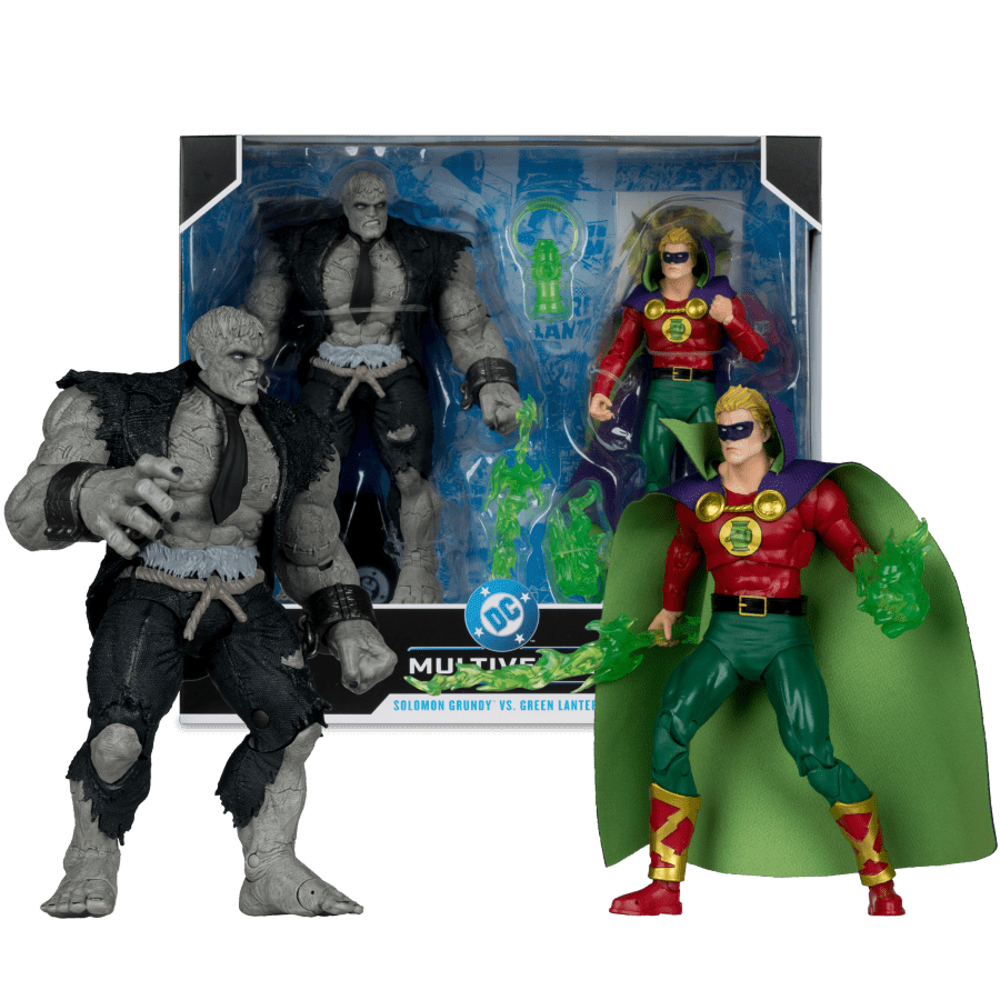 DC Multiverse - Solomon Grundy Vs Green Lantern 7" Figure wth Megafig (2 Pack)
