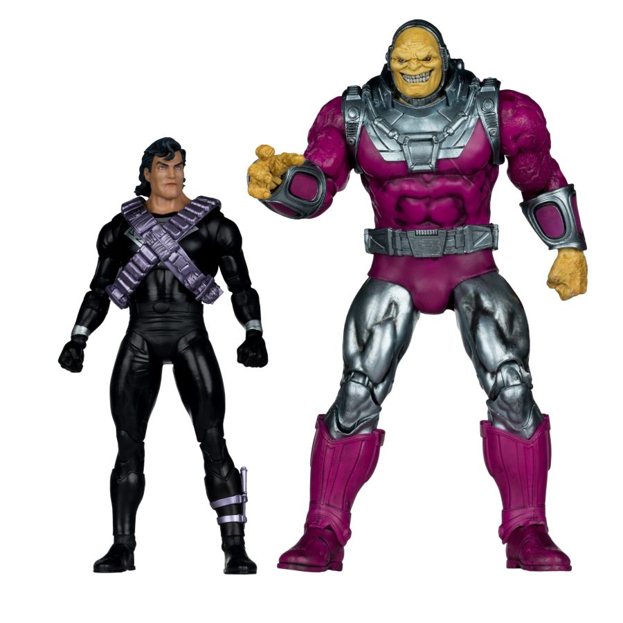 DC Multiverse - Mongul vs Kryptonian Suit Superman 7″ & MegaFig 2-Pack