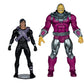 DC Multiverse - Mongul vs Kryptonian Suit Superman 7″ & MegaFig 2-Pack