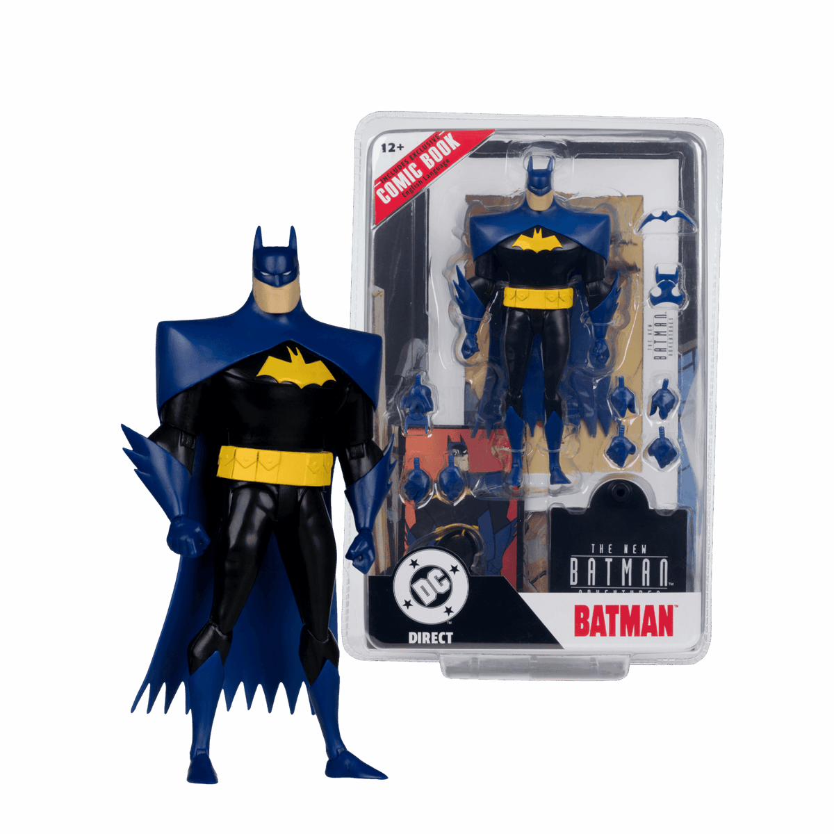 DC Direct - Batman (Batman: Gotham Adventures #31) Page Punchers 7" Action Figure with Comic