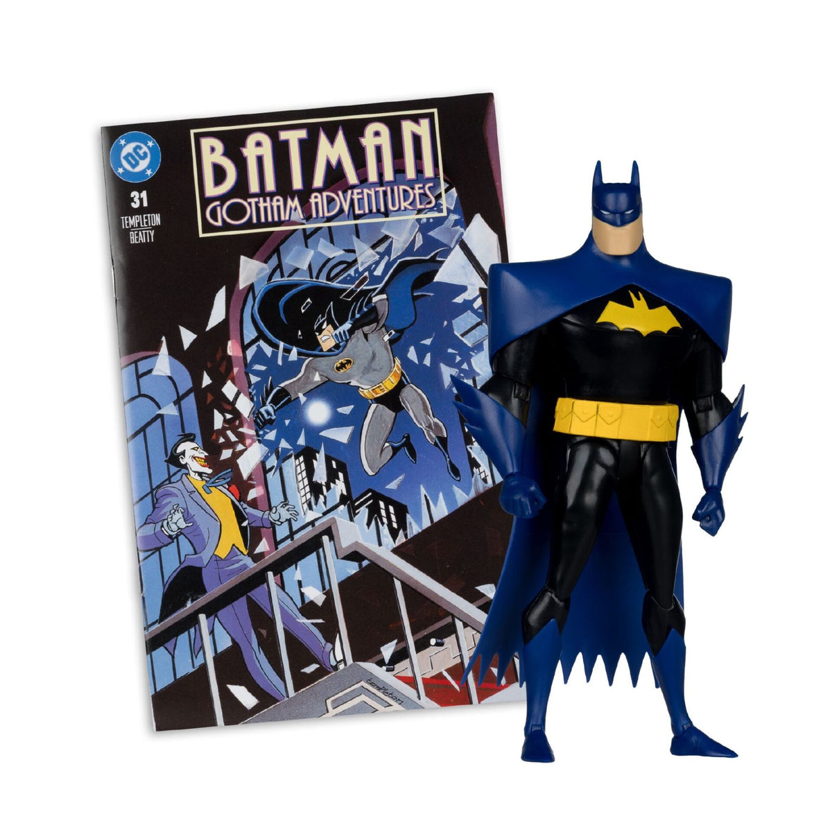 DC Direct - Batman (Batman: Gotham Adventures #31) Page Punchers 7" Action Figure with Comic