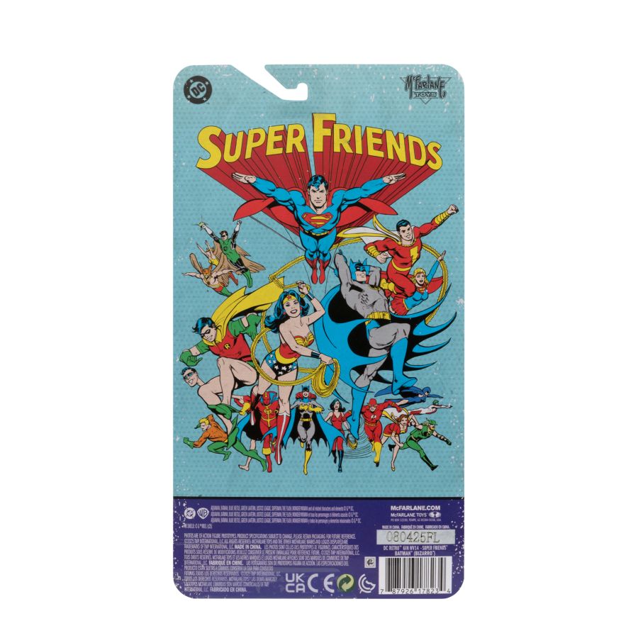 DC Comics - Bizarro Batman 6" Retro Super Friends Figure