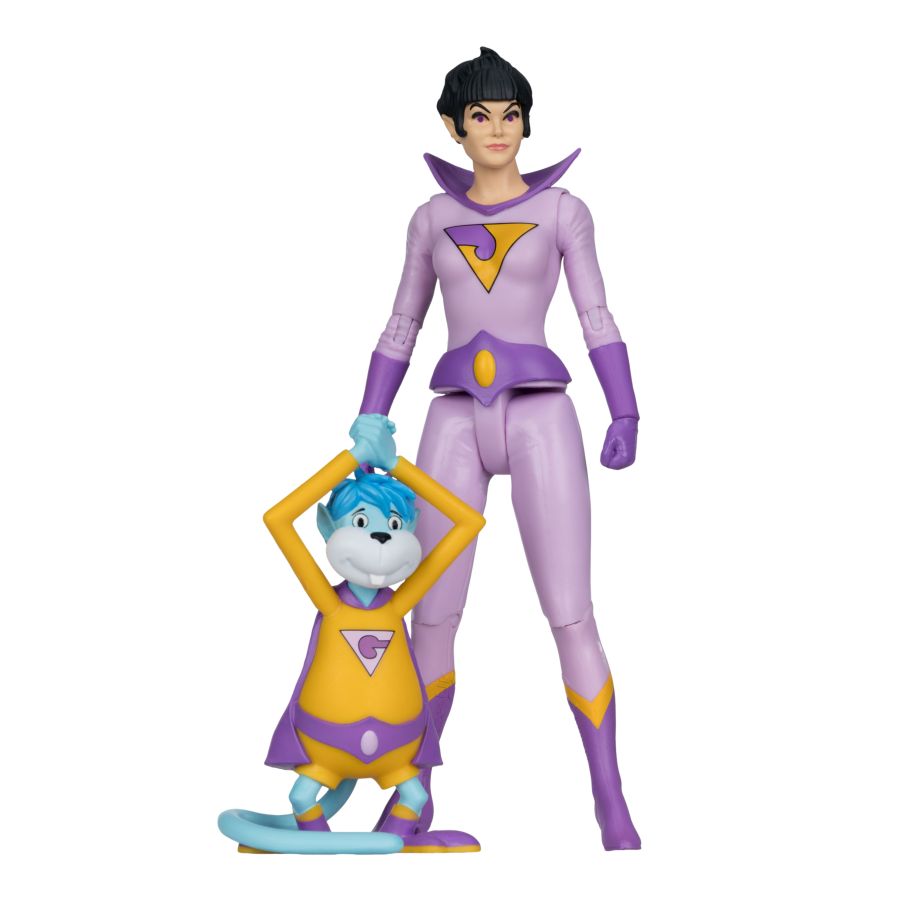 DC Comics - Jayna And Gleek 6" Retro Super Friends Figure (Chase)