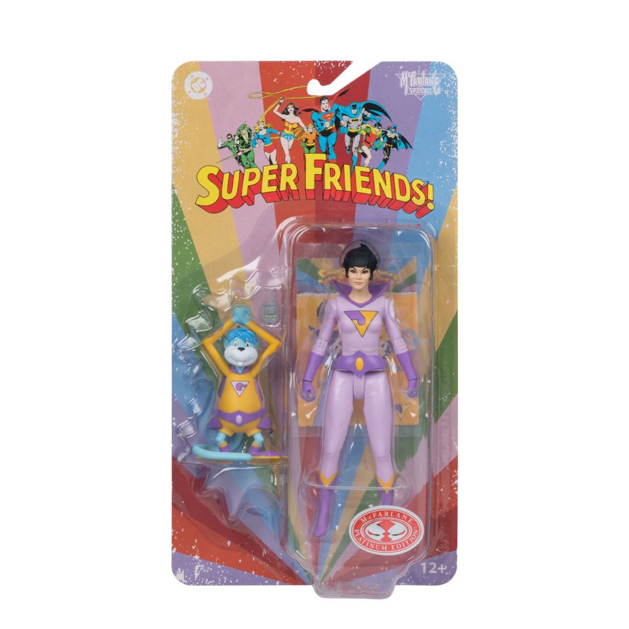 DC Comics - Jayna And Gleek 6" Retro Super Friends Figure (Chase)