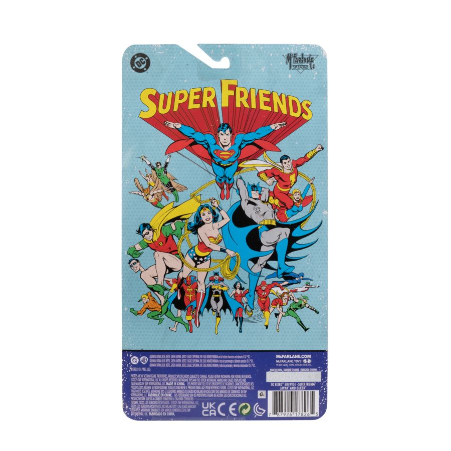 DC Comics - Jayna And Gleek 6" Retro Super Friends Figure (Chase)