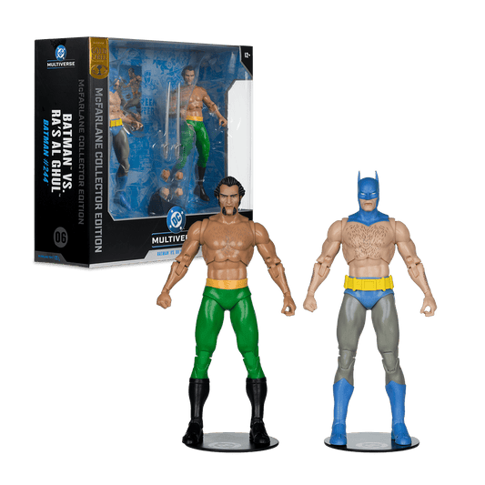 DC Comics - Batman Vs Ra's Al Ghul #6 (Gold Label) Collector Edition Figure 2-Pack