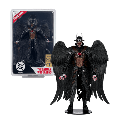 DC Comics - Batman Who Laughs (Gold Label) 7" Figure with Comic