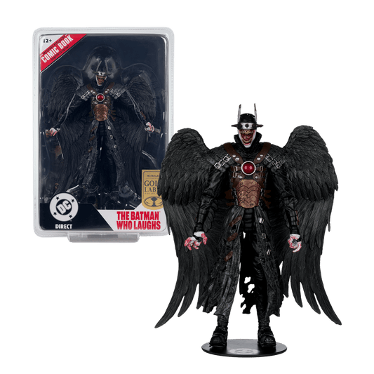 DC Comics - Batman Who Laughs (Gold Label) 7" Figure with Comic