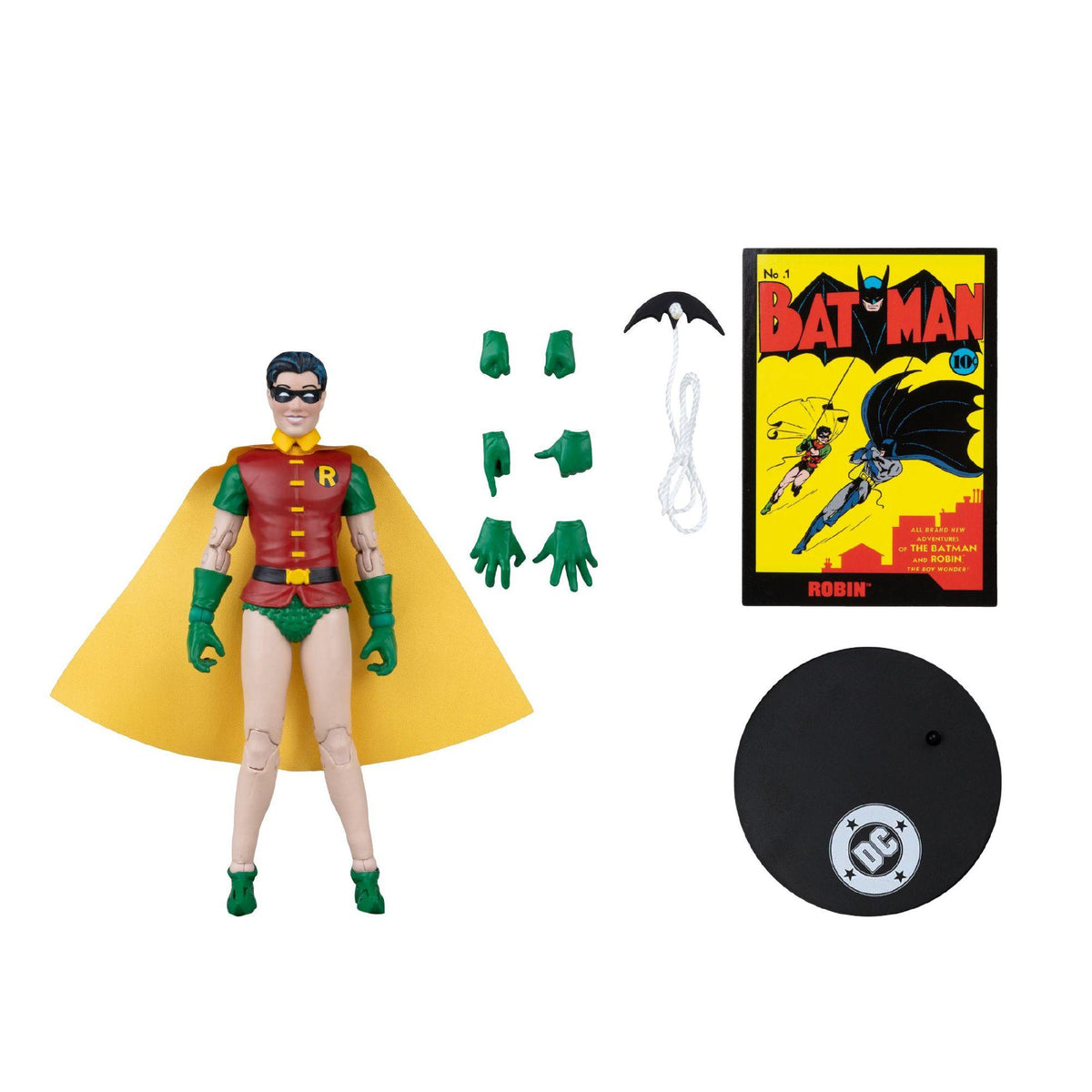 DC Comics - Robin Dick Gray Son (Batman #1) Page Punchers 7" Figure with Comic