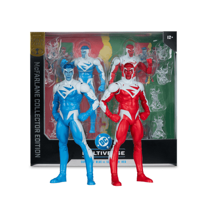 DC Multiverse - Superman Red Vs Superman Blue (Gold Label) Collector Edition 2-Pack