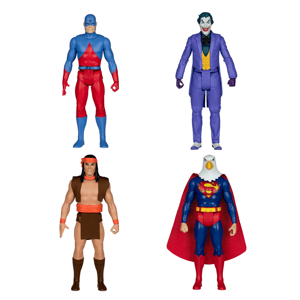 DC Comics - Super Friends Retro 6" Action Figure Assortment (Case of 6) (Wave 17)
