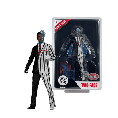 DC Direct - Two-Face 7" (1995)(Chase) Page Punchers 7" Figure with Comic