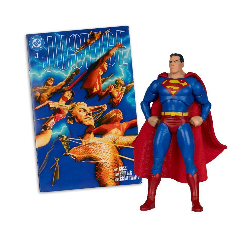DC Direct - Superman (Justice)(Chase) Page Punchers 7" Figure with Comic