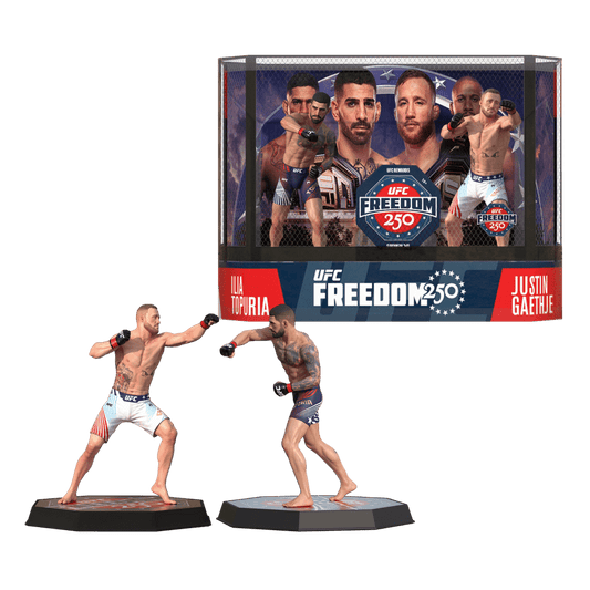 UFC - Ilia Topuria & Justin Gaethje Posed Figure 2-Pack