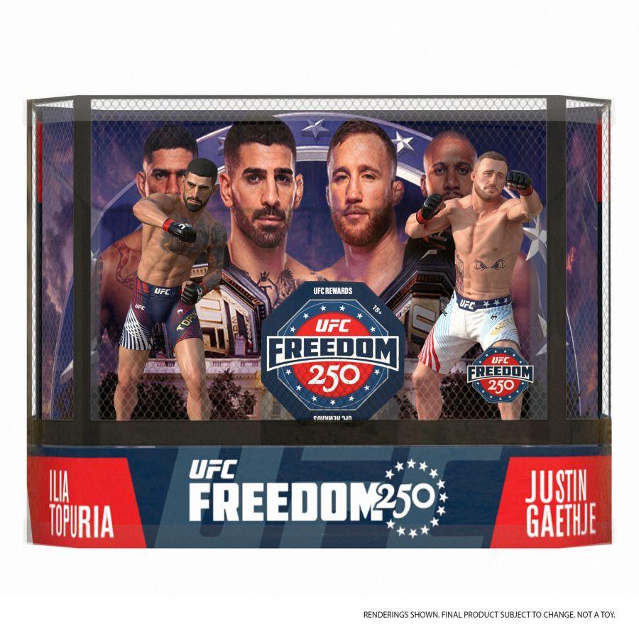 UFC - Ilia Topuria & Justin Gaethje Posed Figure 2-Pack