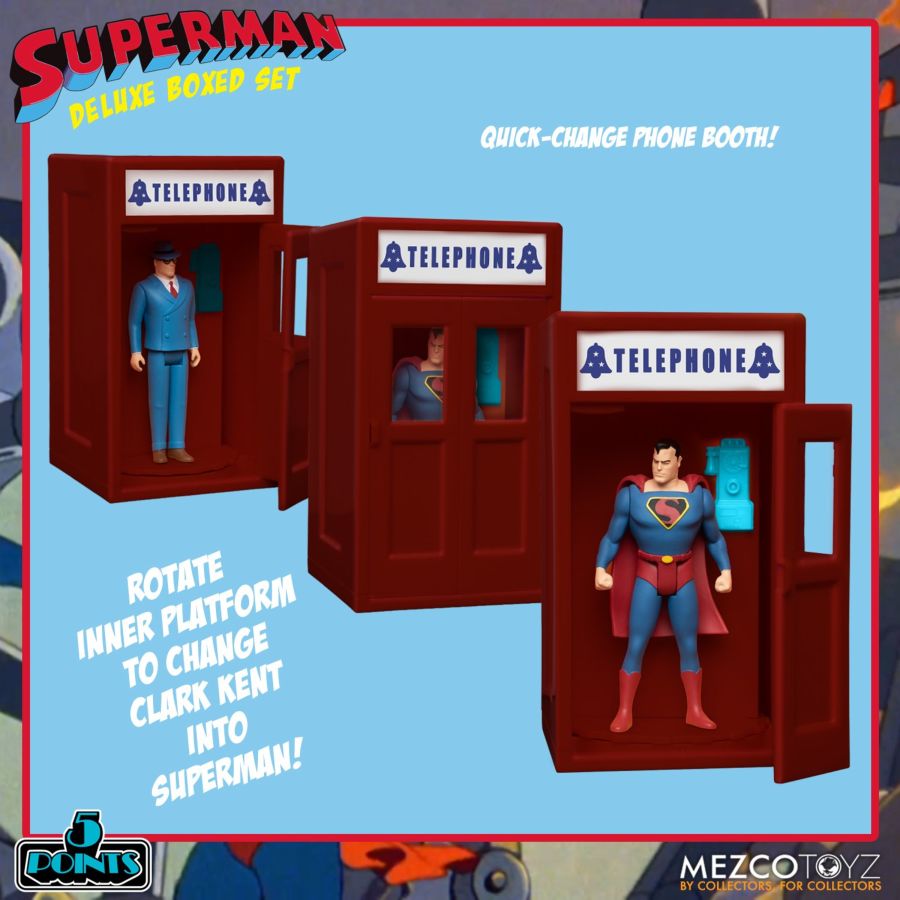 Superman The Animated Series - Mechanical Monsters 5 Points Action Figure Deluxe Box Set