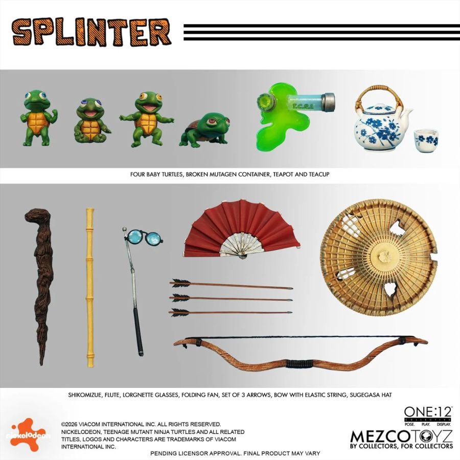 Teenage Mutant Ninja Turtles - Splinter One:12 Collective Figure