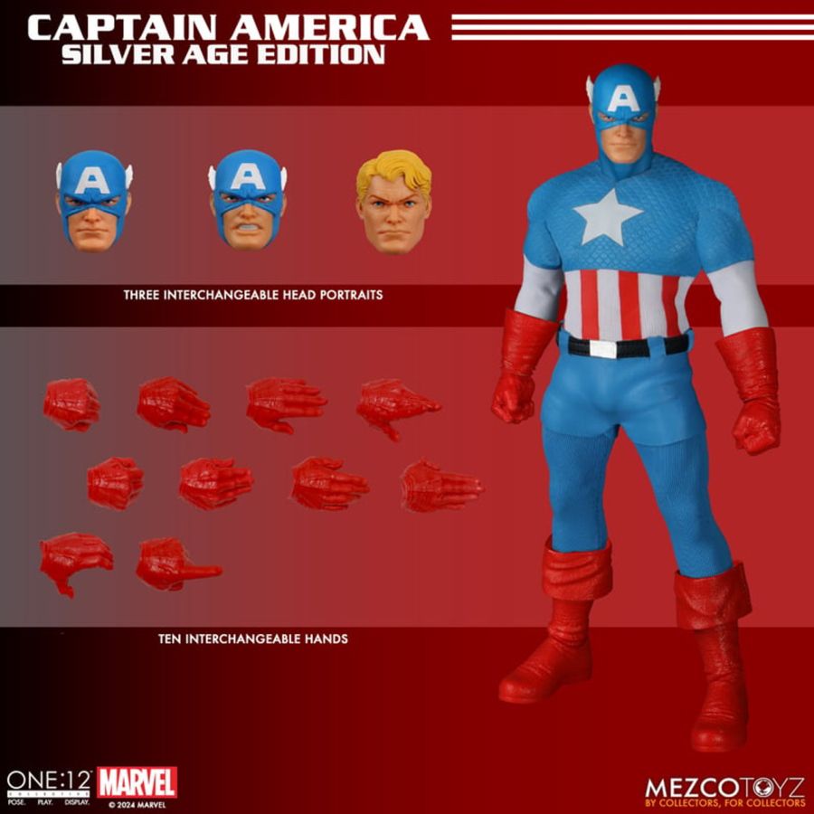 Captain America - Silver Age Edition One:12 Collective Figure