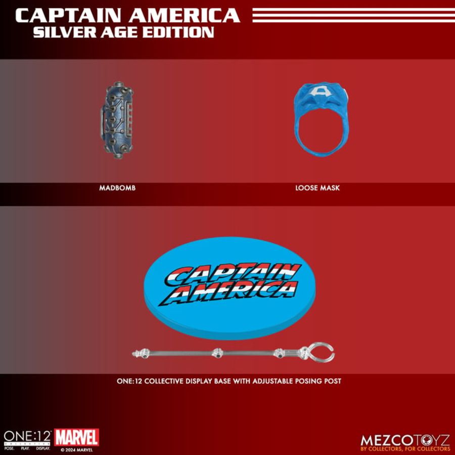 Captain America - Silver Age Edition One:12 Collective Figure