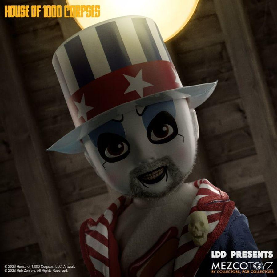 Living Dead Dolls Presents - House of 1000 Corpses Captain Spaulding 10" Doll