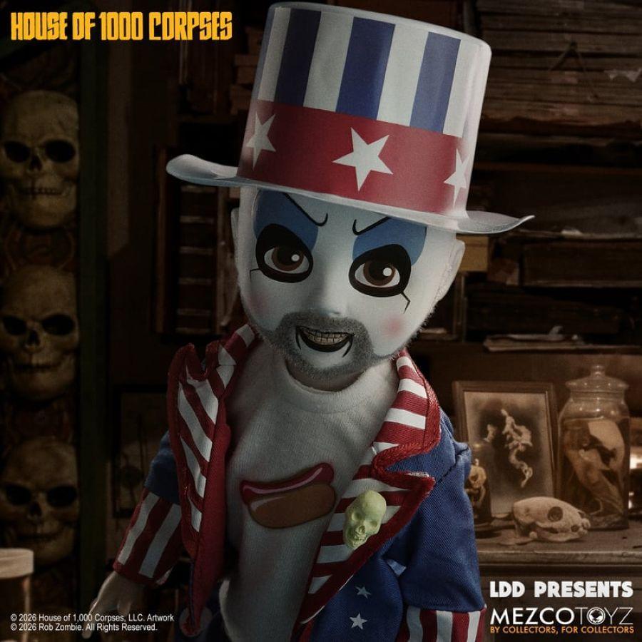 Living Dead Dolls Presents - House of 1000 Corpses Captain Spaulding 10" Doll