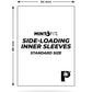 MintFit Side-Loading Inner Sleeves - Standard Size - 100Pc