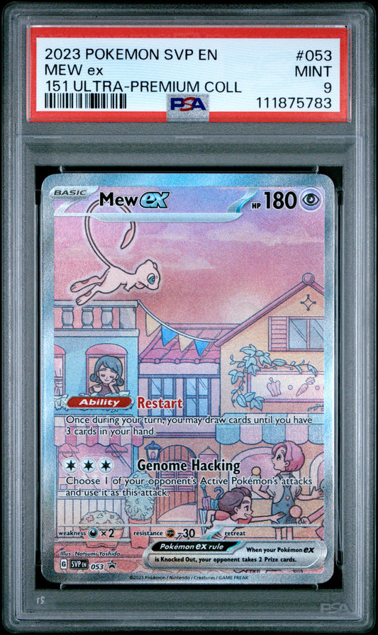 2023 Pokemon Svp En-Sv Black Star Promo 053 Mew Ex 151 Ultra-Premium Coll - PSA 9