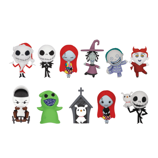 The Nightmare before Christmas - 3D PVC Foam Bag Clips Series 4 Blind Bag (Display of 24)